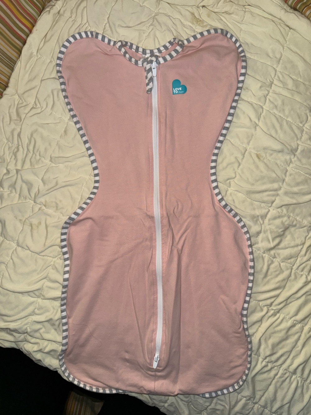 Zip up swaddle